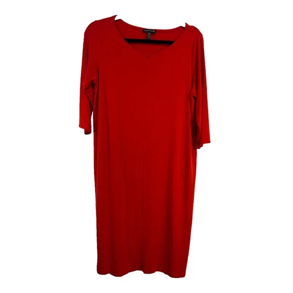 jersey bell sleeve dress Anemos main image 0